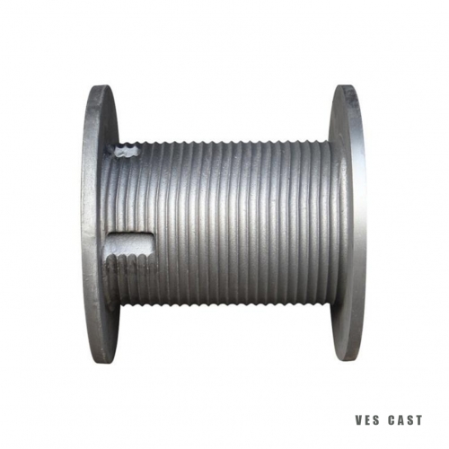 VES CAST- Winches-alloy steel- Custom lifting drum -design-Steel wire drum casti...